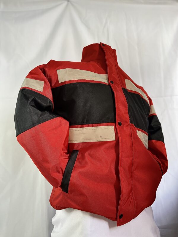 Chaqueta Impermeable/ reflectiva Roja